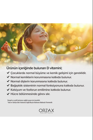 Ocean Vitamin D3 400 IU Sprey 2 Adet - Resim 4