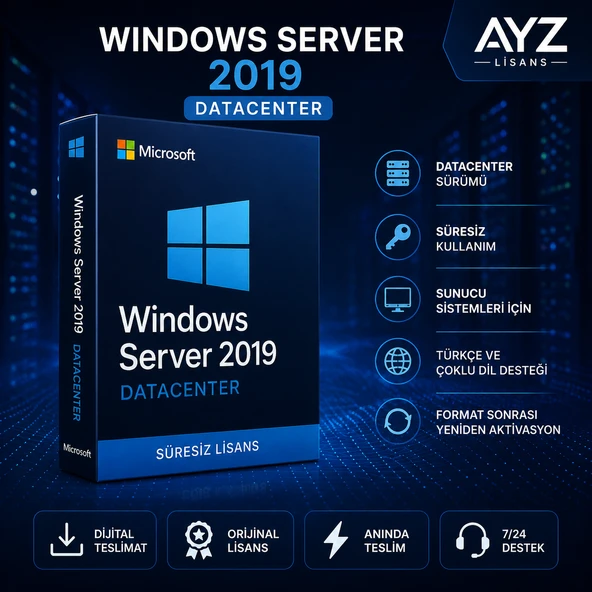 Windows Server 2019 Datacenter ürün görseli 1