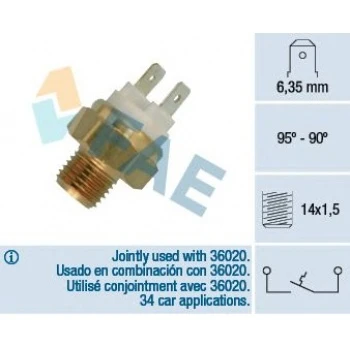 Opel Hararet Musuru Bmw E21 E30 E12 E28 E24 E23 M20 M21 M30 - Fae 36010 ürün görseli 1