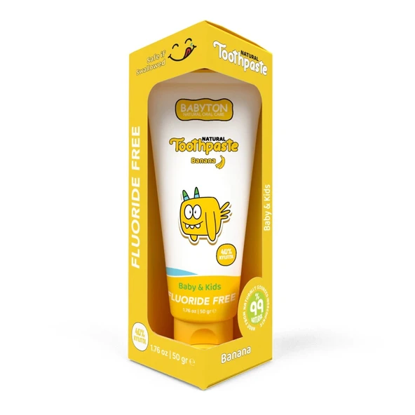 Organik Doğal Muz Aromalı Diş Macunu 50 Gr ürün görseli 1