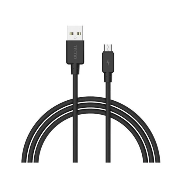 Tecno 70W Usb-A to Micro Hızlı Data ve Şarj Kablosu 1m Siyah TCD-M11 ürün görseli 1