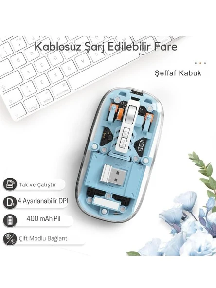 Mavi 501 Bt+ Wireless Mouse ZR1133 ürün görseli 1