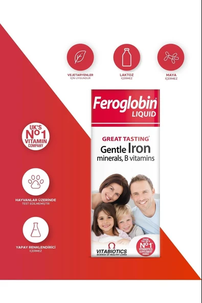 Feroglobin Liquid 200 ml - Resim 3