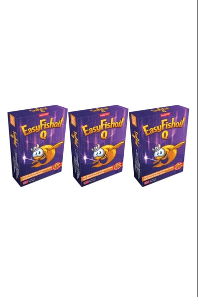 Easyfishoil Q Omega-3 30 Tablet 3 Adet ürün görseli 1