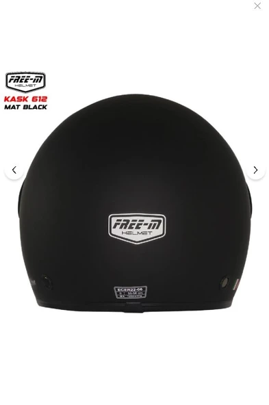 Free-M 612 AÇIK (YARIM) -612 MATT BLACK- MOTOSİKLET KASKI ürün görseli 1