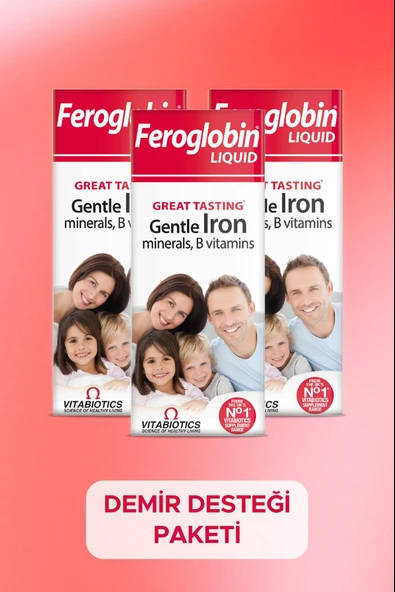 Feroglobin Liquid 200 ml 3 Adet ürün görseli 1
