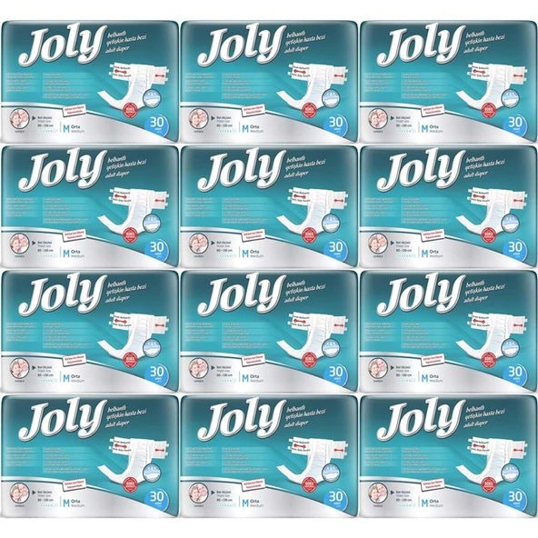 Joly Yetişkin Bezi Bel Bantlı M - Orta - Medium 360 Adet ürün görseli 1