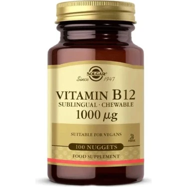 Solgar Vitamin B12 1000 Mcg 100 Tablet 2 Adet ürün görseli 1
