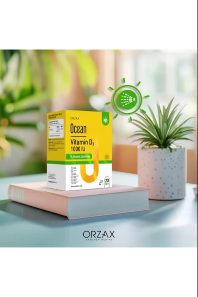Ocean Vitamin D3 1000 IU Sprey 3 Adet - Resim 5
