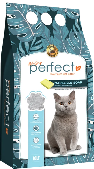 PERFECT MARSİLYA SABUNLU KEDİ KUMU 10 LT ürün görseli 1