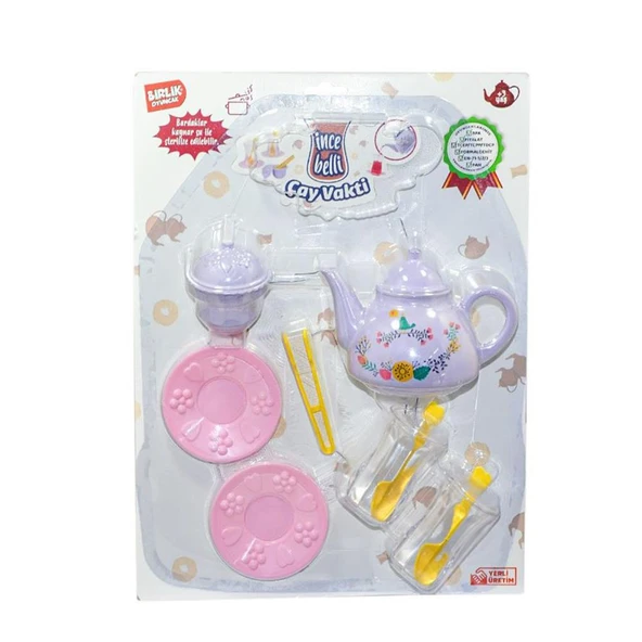 URT011-002 KARTELADA İNCE BELLİ ÇAY VAKTİ -BRL ürün görseli 1