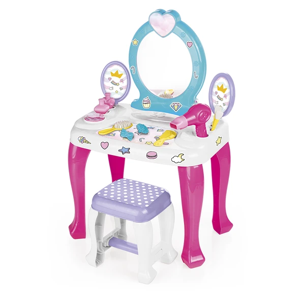 Unicorn Makyaj Masası ve Tabure Seti ürün görseli 1