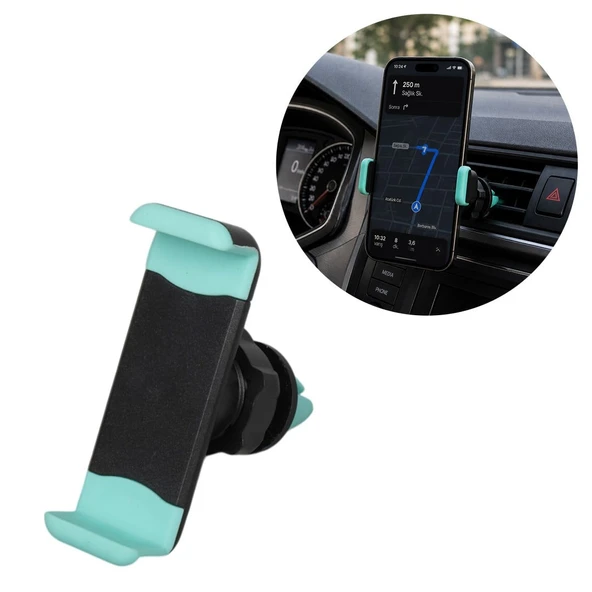 Powermaster PM-39119 Plastik 360 Derece Dönebilen Ayarlanabilir Kıskaçlı Araç İçi Telefon Tutucu ürün görseli 1