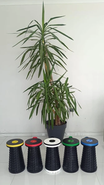 Nova Plastik Pratik Katlanır Akordiyon Tabure (Büyük Boy) ürün görseli 1