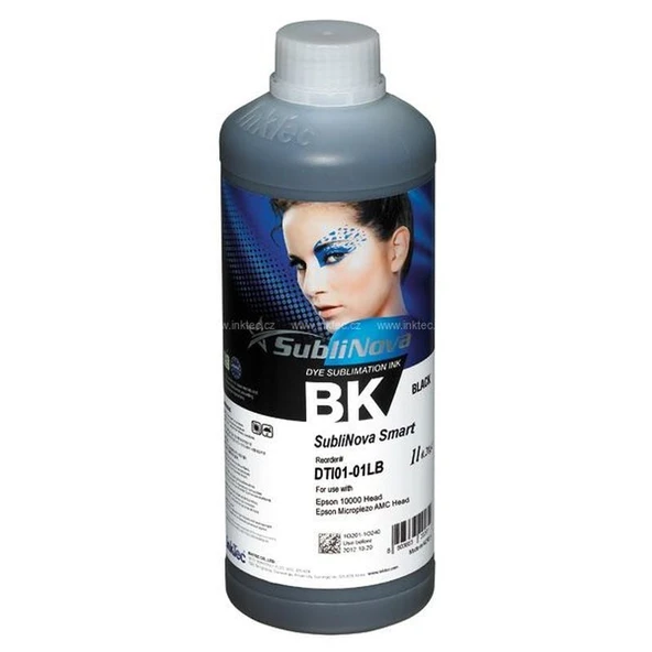 Inktec Sublinova Sublimasyon Mürekkebi 1 Litre Siyah ürün görseli 1