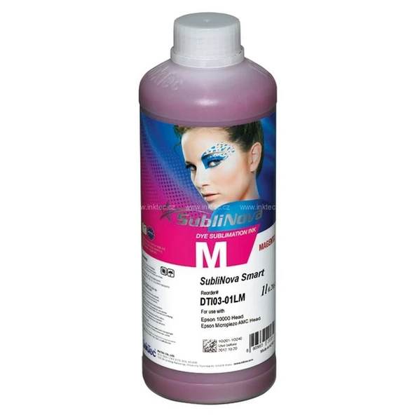 Inktec Sublinova Sublimasyon Mürekkebi 1 Litre Kırmızı ürün görseli 1