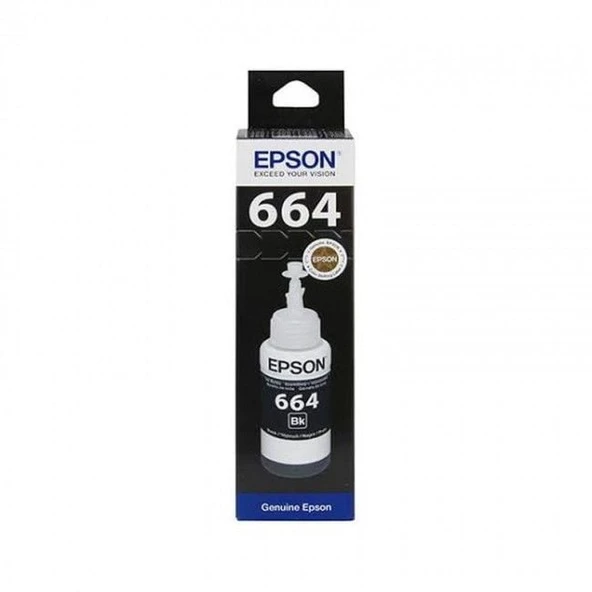 Epson T6641 Orijinal Siyah Mürekkep Kartuş - 70 ml (C13T66414A) ürün görseli 1