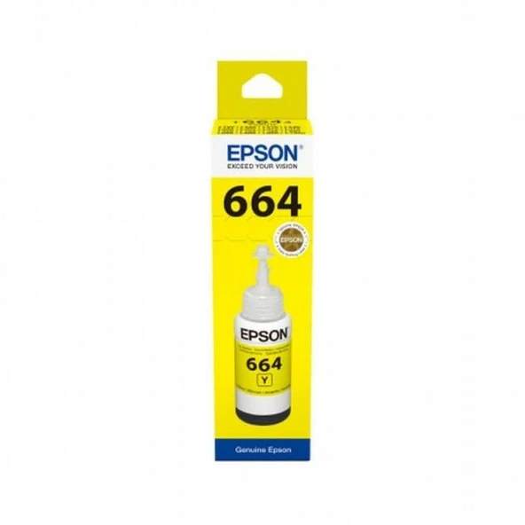 Epson T6644 Orijinal Sarı Şişe Mürekkep Kartuş (C13T66444A) - 70 ml ürün görseli 1