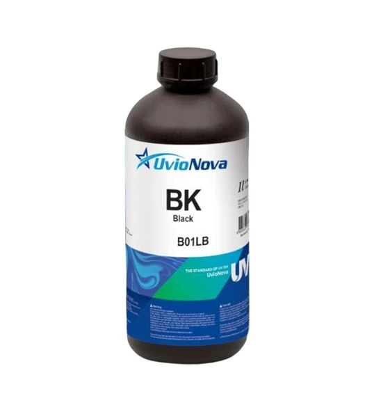 Inktec UvioNova DX4, DX5, DX7, i3200 , XP600 Kafalar İçin UV Siyah 1 Litre Mürekkep ürün görseli 1