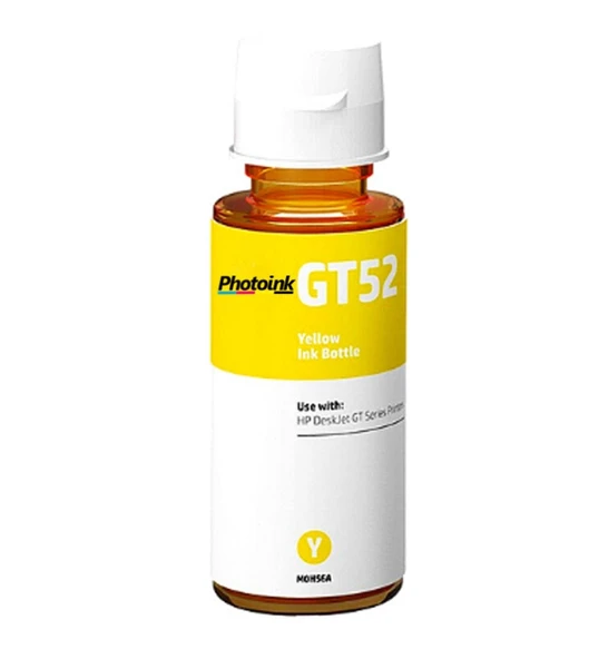 HP GT52 SARI MÜREKKEP ( M0H56AE ) PHOTOINK PLUS SARI Mürekkep -  HP Smart Tank 670 700 720 750 790 ürün görseli 1