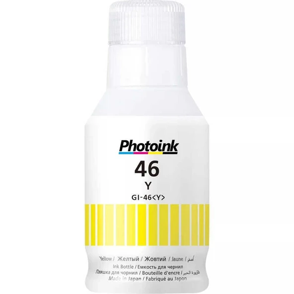 Canon GI-46Y Photoink Sarı Pigment Mürekkep 135ML  GX6040 GX7040 GX6140 GX7140 ürün görseli 1