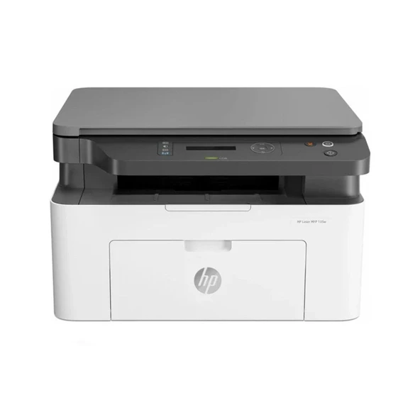 HP Laser MFP 135a 4ZB82A Lazer Yazıcı Chipli ve Tam Dolu Pluscopy Tonerli ürün görseli 1