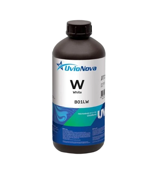 Inktec UvioNova DX4,DX5, DX7,i3200,XP600 Kafalar İçin UV Beyaz 1 Litre Mürekkep ürün görseli 1