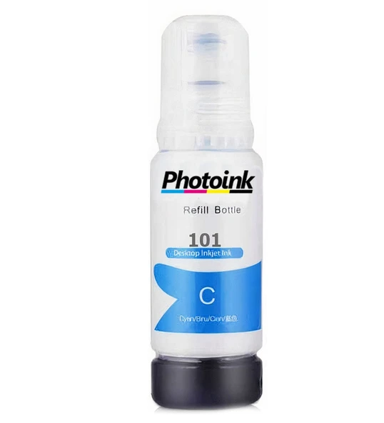 EPSON 101/103 ECOTANK PHOTOINK MAVİ MÜREKKEP  L6290 L6270 L6260 L4266 L4260 L6276 L6190 L6170 L6160 L4160 L4150 L14150 ürün görseli 1