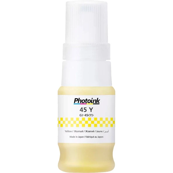 Canon GI45/GX1040/GX2040 Photoink Sarı Mürekkep 70 ML ürün görseli 1