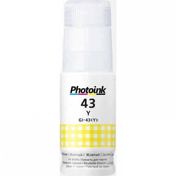 Canon GI-43Y Photoink Sarı Şişe Mürekkep G540-G640 ürün görseli 1