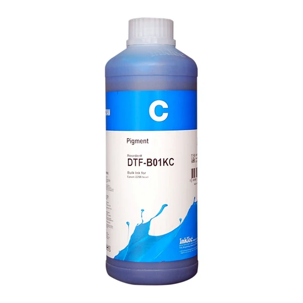 Inktec DTF Transfer Baskı Mavi Mürekkep 1000 ML ürün görseli 1