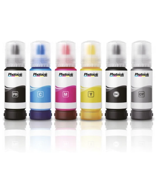 Epson 115 6 RENK 1 TAKIM PHOTOINK MUREKKEP EcoTank L8160 L8180 ürün görseli 1