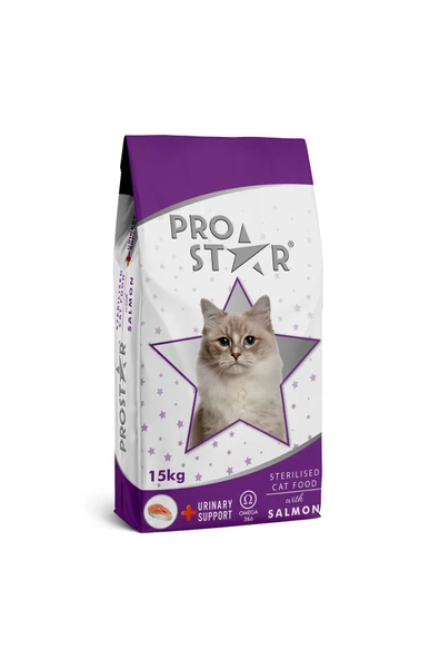 Kısırlaştırılmış Kedi Maması Somonlu 15 kg ürün görseli 1
