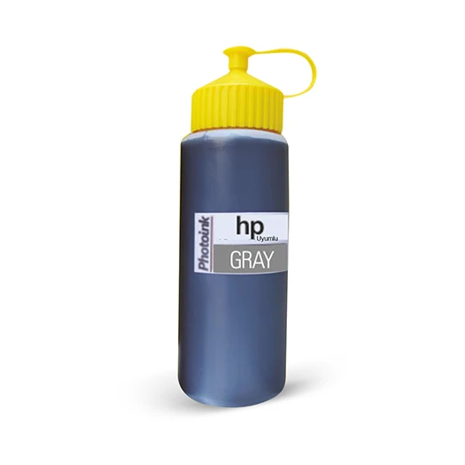 HP Plotter için uyumlu 500 ml Gray Mürekkep (PHOTOINK Akıllı Mürekkep) ürün görseli 1