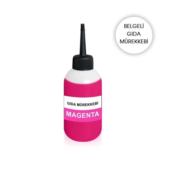 CANON / HP / EPSON UYUMLU 100 ml. KIRMIZI GIDA Mürekkebi ürün görseli 1