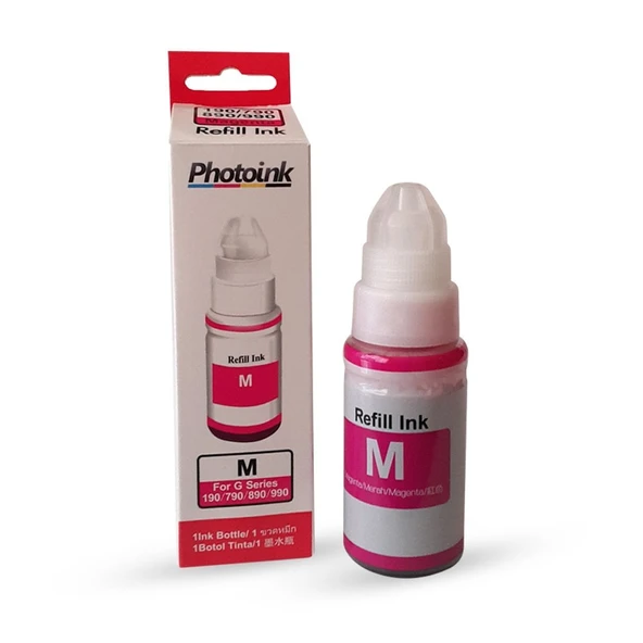 Canon GI 490 M uyumlu 70 ml KIRMIZI PHOTOINK PLUS Mürekkep - ÖZEL KUTULU AMBALAJINDA - CANON G1400/G1410/G2400/G2410/G2411/G3400/G3411/G4400 ürün görseli 1