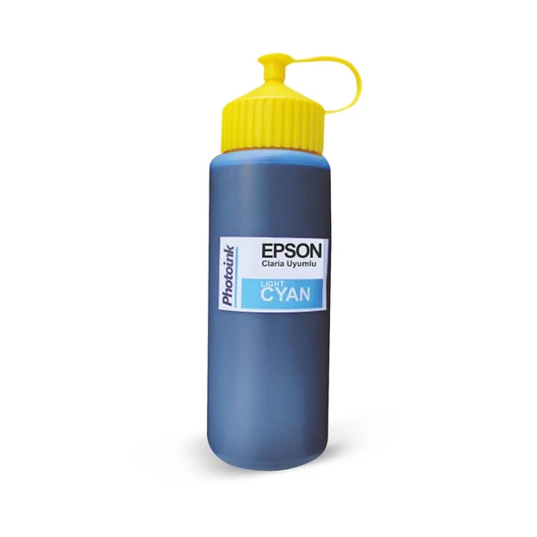 Epson 500 ml Uyumlıu Photoink Açık Mavi Mürekkep L800/1800 ürün görseli 1