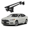 Royal Ford Fusion Sedan II (2013 ve Sonrası) Uyumlu Siyah Kilitli Ara Atkı Port Bagaj Tavan Barı ürün görseli 1