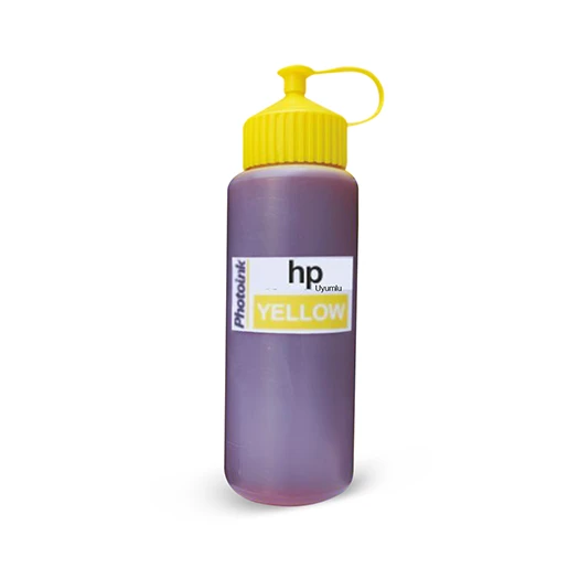 HP Plotter için uyumlu 500 ml  Yellow Mürekkep (PHOTOINK Akıllı Mürekkep) ürün görseli 1