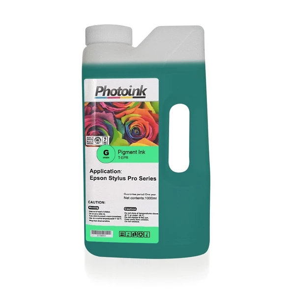 EPSON Stylus Pro için 1000 ml GREEN Pigment Plotter Mürekkep (T-EPR) ürün görseli 1