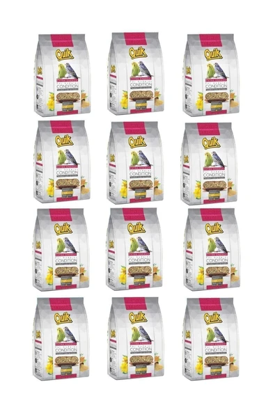 Quik Muhabbet Kuşu Kızıştırıcı Ve Kondisyon Yemi 150 gr X 12 Adet ürün görseli 1