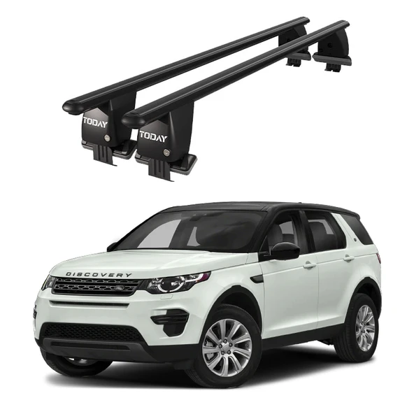 Royal Land Rover Discovery Sport 2 (2019 ve Sonrası) Uyumlu Siyah Kilitli Ara Atkı Port Bagaj Tavan ürün görseli 1