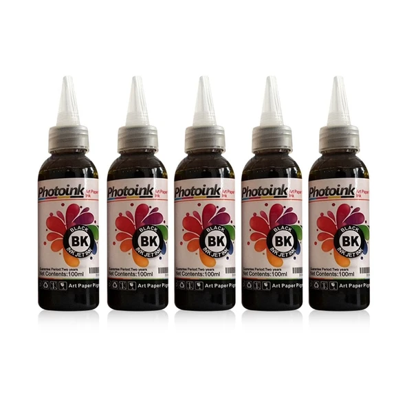 500 ml. SİYAH  KUŞE MATBAA MÜREKKEBİ ürün görseli 1