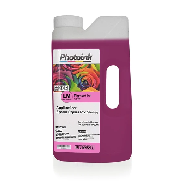 EPSON Stylus Pro için 1000 ml AÇIK KIRMIZI LIGHT MAGENTA Pigment Plotter Mürekkep (T-EPR) ürün görseli 1