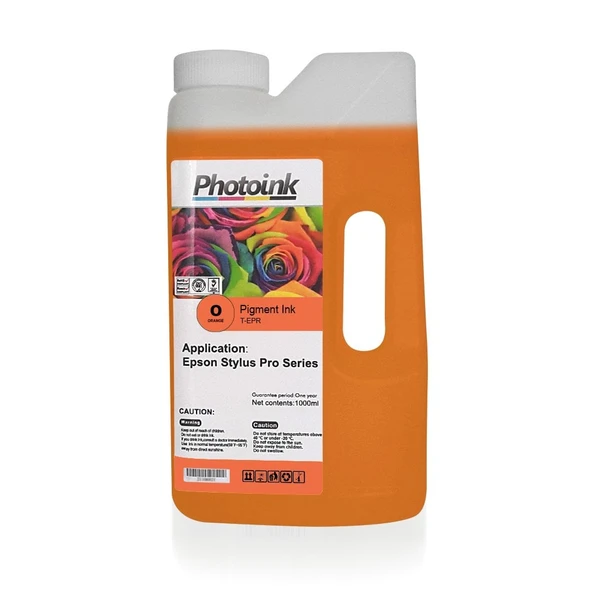 EPSON Stylus Pro için 1000 ml ORANGE Pigment Plotter Mürekkep (T-EPR) ürün görseli 1