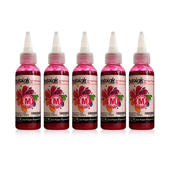 500 ml. KIRMIZI KUŞE MATBAA MÜREKKEBİ ürün görseli 1