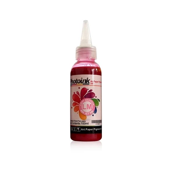 100 ml. LIGHT KIRMIZI KUŞE MATBAA MÜREKKEBİ (6 renkli yazıcılar için) ürün görseli 1