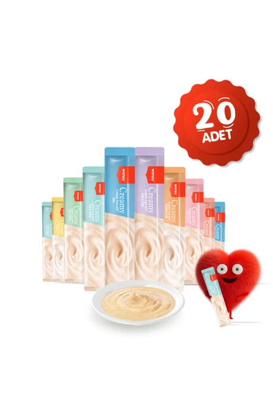 Wanpy Krema Kedi Ödül Maması 14gr (20 Adet) (Karışık Çeşitli) ürün görseli 1
