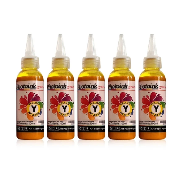 500 ml. SARI KUŞE MATBAA MÜREKKEBİ ürün görseli 1