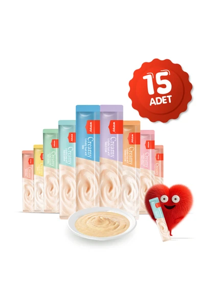 Wanpy Krema Kedi Ödül Maması 14gr (15 Adet) (Karışık Çeşitli) ürün görseli 1